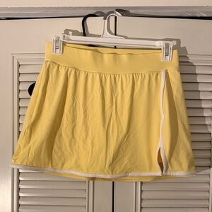 All in Motion Yellow Mini Skirt